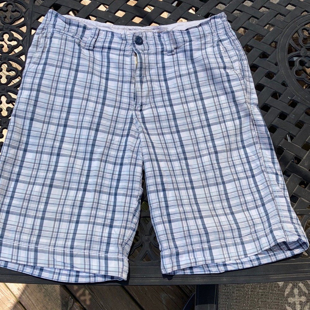 Mens’ Urban Pipeline Flat Front Plaid Short